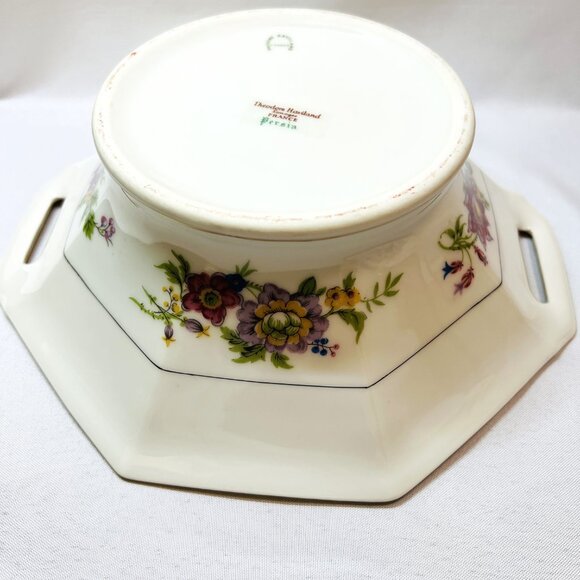 Theodore Haviland Limoges Vintage Covered Vegetable Bowl “Persia” France - Picture 8 of 11